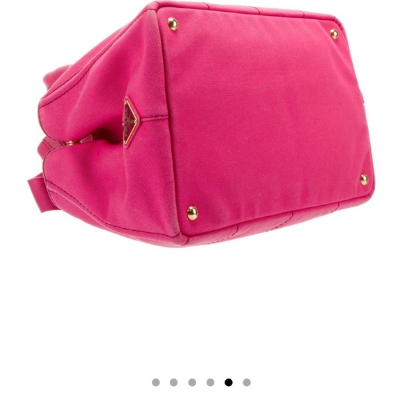Prada Large Pink Canapa - Picture 8 of 10
